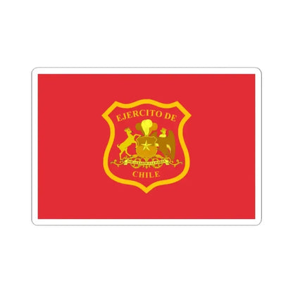 Flag of the Chilean Army (Chile) STICKER Vinyl Kiss-Cut Decal 2 Inch White - The Sticker Space