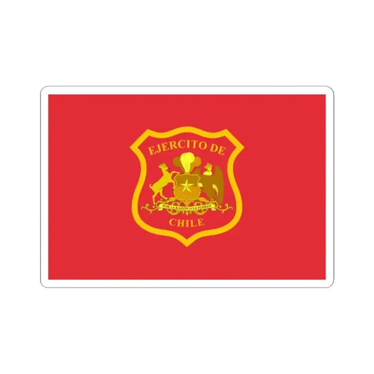 Flag of the Chilean Army (Chile) STICKER Vinyl Kiss-Cut Decal 2 Inch White - The Sticker Space
