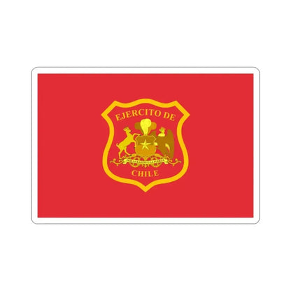 Flag of the Chilean Army (Chile) STICKER Vinyl Kiss-Cut Decal 3 Inch White - The Sticker Space