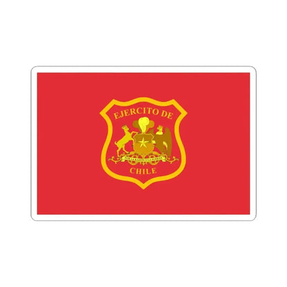 Flag of the Chilean Army (Chile) STICKER Vinyl Kiss-Cut Decal 4 Inch White - The Sticker Space