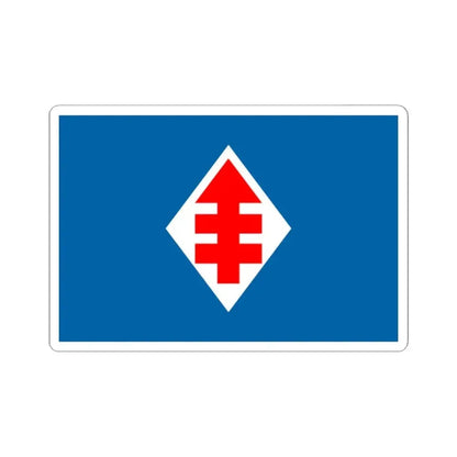 Flag of the Christian Democrat Party of Chile (Chile) STICKER Vinyl Kiss-Cut Decal 2 Inch White - The Sticker Space