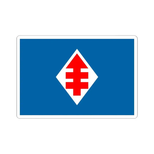 Flag of the Christian Democrat Party of Chile (Chile) STICKER Vinyl Kiss-Cut Decal 2 Inch White - The Sticker Space