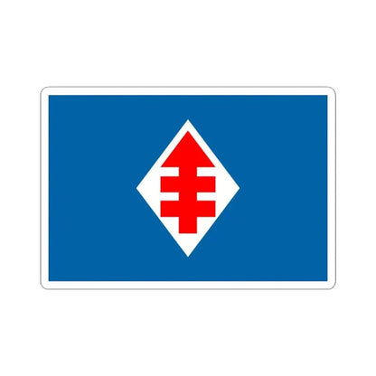 Flag of the Christian Democrat Party of Chile (Chile) STICKER Vinyl Kiss-Cut Decal 3 Inch White - The Sticker Space