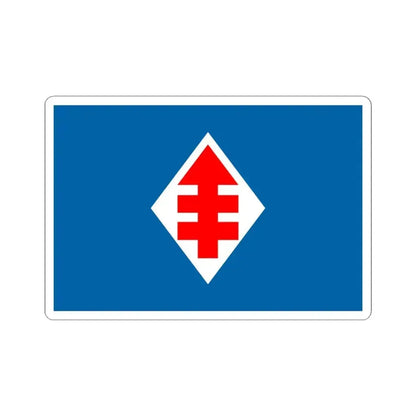 Flag of the Christian Democrat Party of Chile (Chile) STICKER Vinyl Kiss-Cut Decal 4 Inch White - The Sticker Space