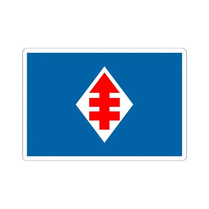 Flag of the Christian Democrat Party of Chile (Chile) STICKER Vinyl Kiss-Cut Decal 6 Inch White - The Sticker Space