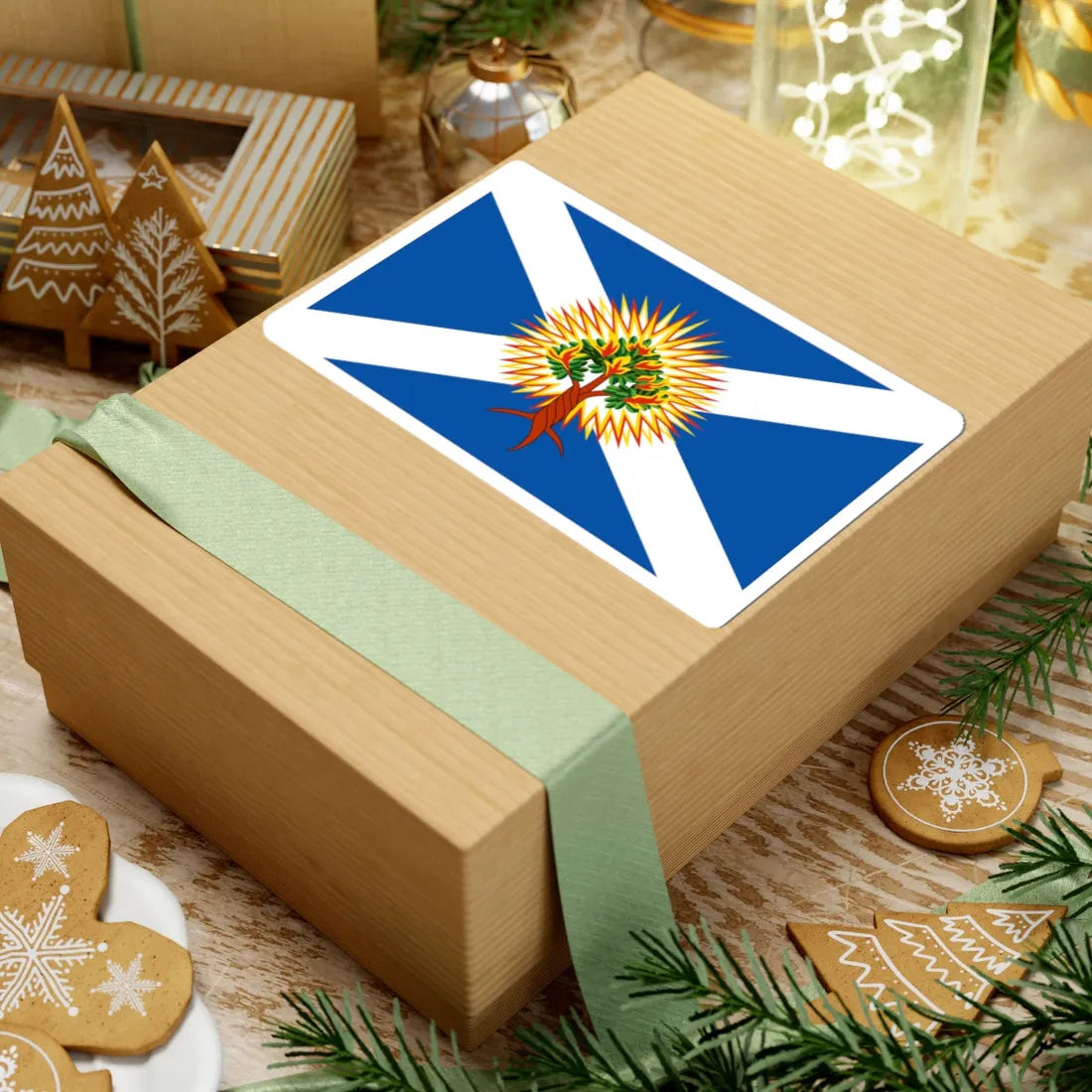 Flag of the Church of Scotland (Scotland) STICKER Vinyl Kiss-Cut Decal - The Sticker Space