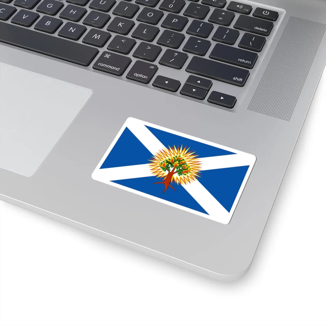 Flag of the Church of Scotland (Scotland) STICKER Vinyl Kiss-Cut Decal - The Sticker Space