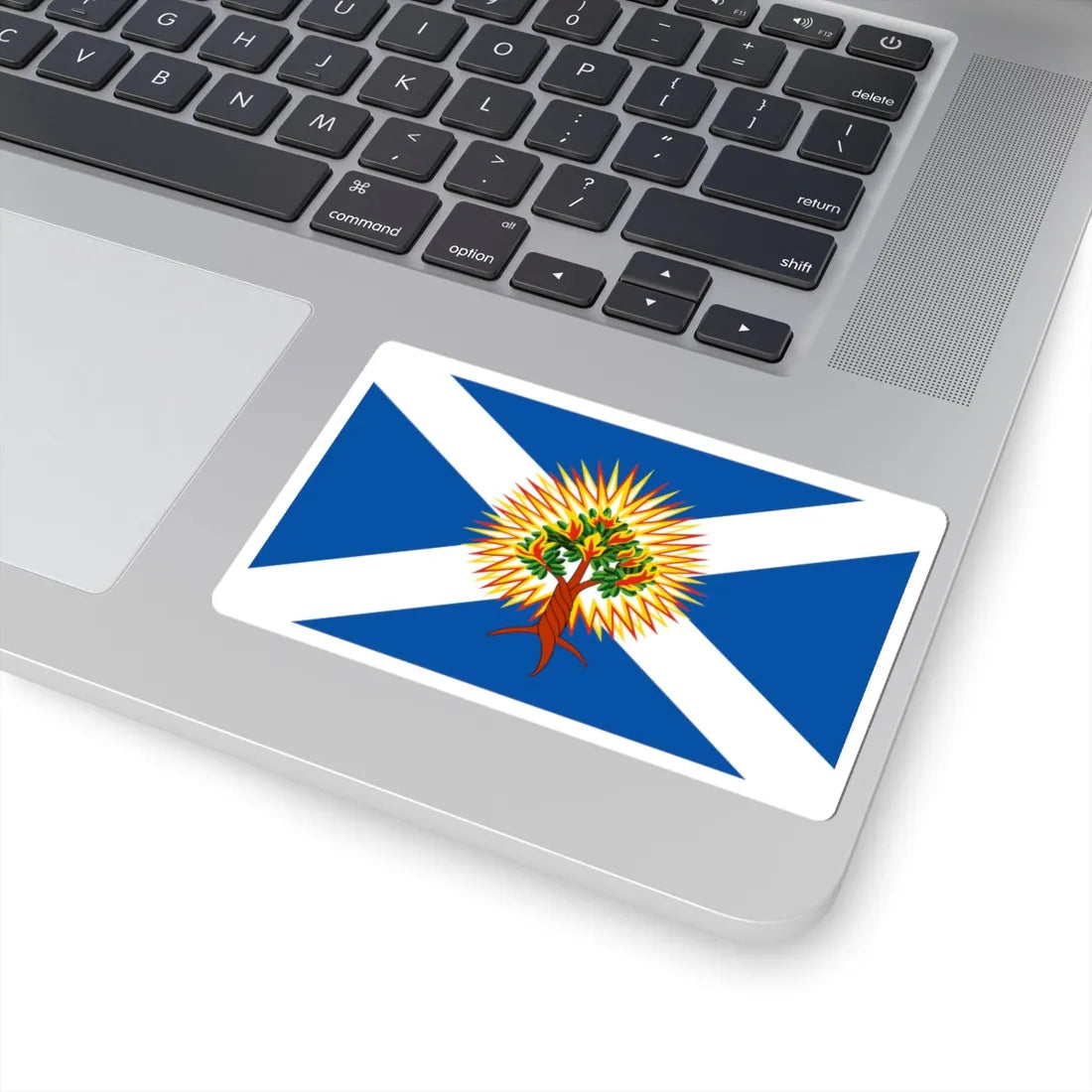 Flag of the Church of Scotland (Scotland) STICKER Vinyl Kiss-Cut Decal - The Sticker Space
