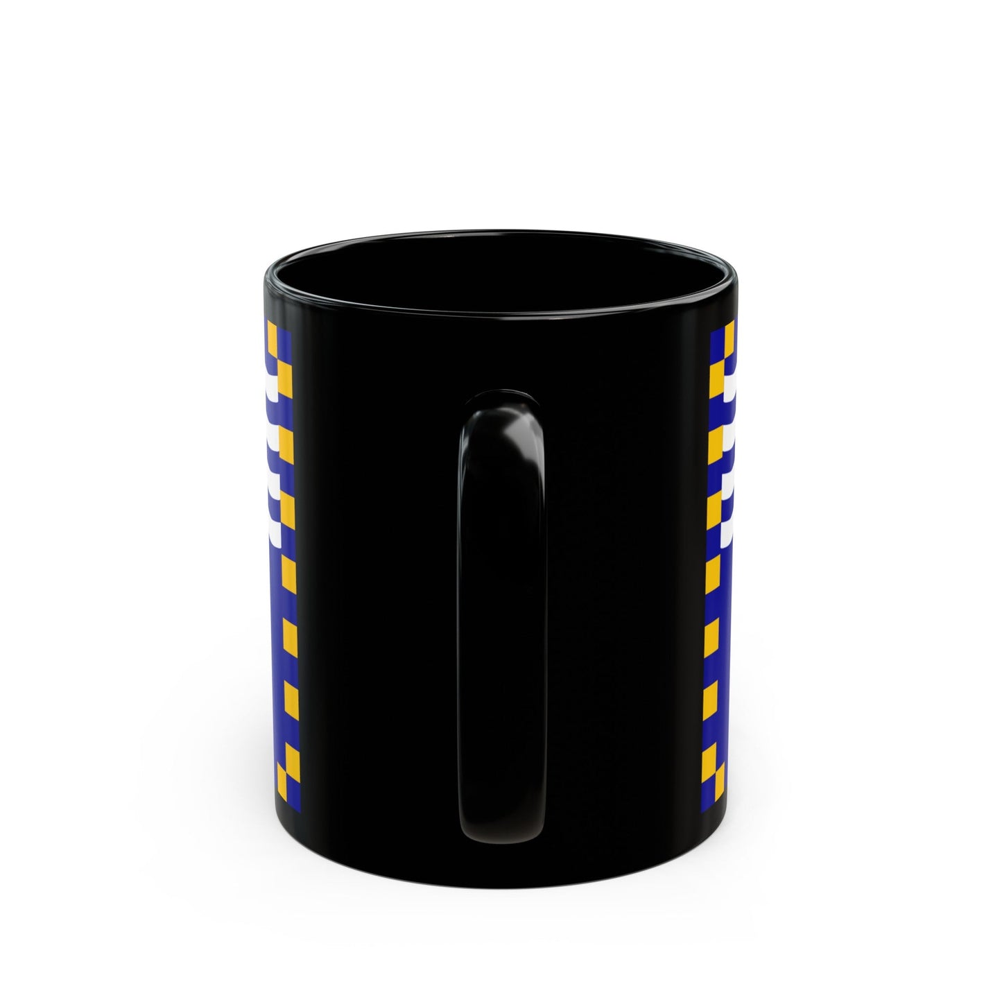 Flag of the City of Brisbane Australia - Black Coffee Mug-The Sticker Space