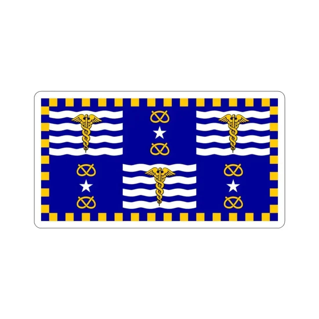 Flag of the City of Brisbane Australia STICKER Vinyl Die-Cut Decal 2 Inch - The Sticker Space
