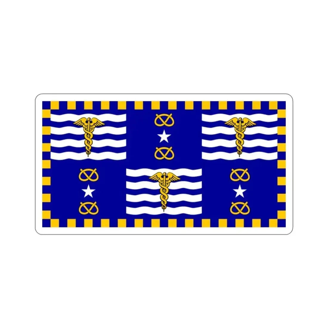 Flag of the City of Brisbane Australia STICKER Vinyl Die-Cut Decal 2 Inch - The Sticker Space