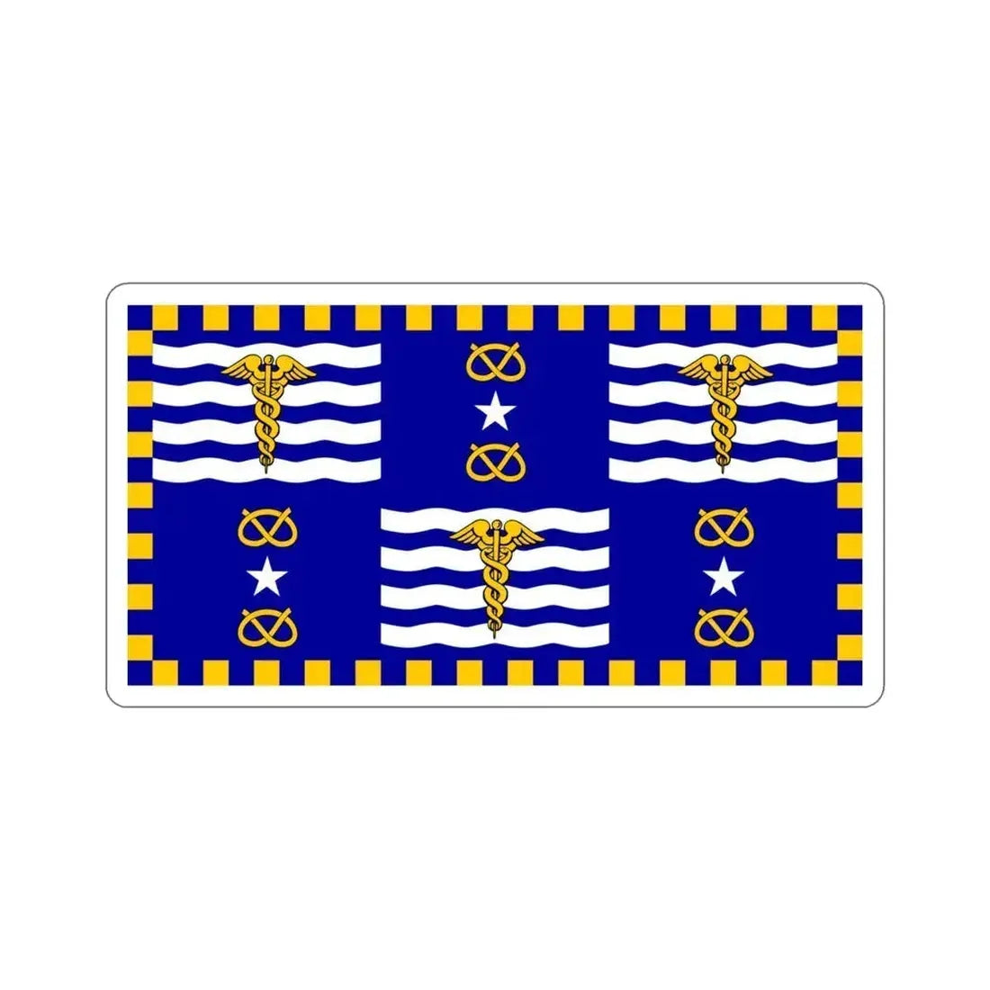 Flag of the City of Brisbane Australia STICKER Vinyl Die-Cut Decal 4 Inch - The Sticker Space