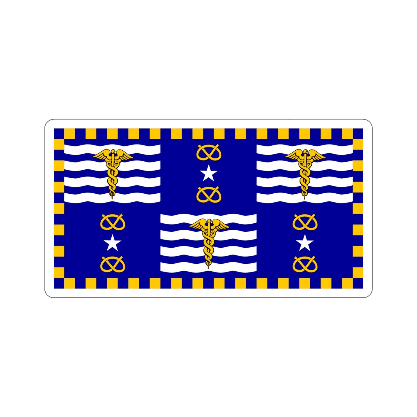 Flag of the City of Brisbane Australia STICKER Vinyl Die-Cut Decal-5 Inch-The Sticker Space