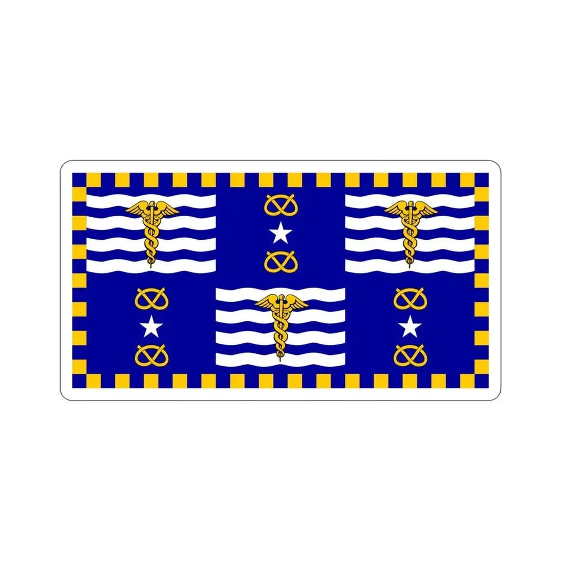 Flag of the City of Brisbane Australia STICKER Vinyl Die-Cut Decal 5 Inch - The Sticker Space