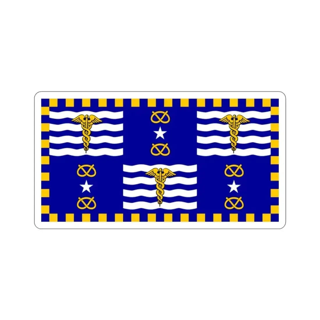 Flag of the City of Brisbane Australia STICKER Vinyl Die-Cut Decal - The Sticker Space