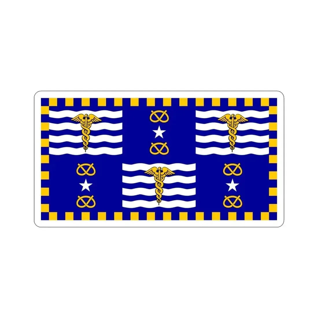 Flag of the City of Brisbane Australia STICKER Vinyl Die-Cut Decal - The Sticker Space