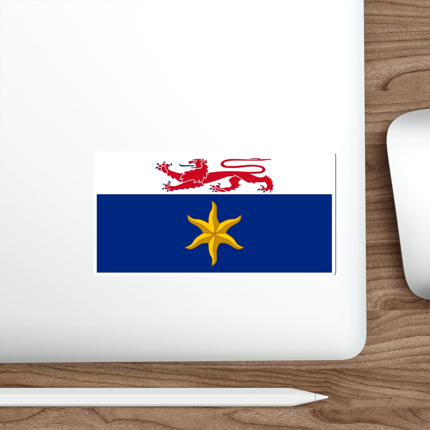 Flag of the City of Hobart Australia STICKER Vinyl Die-Cut Decal-The Sticker Space