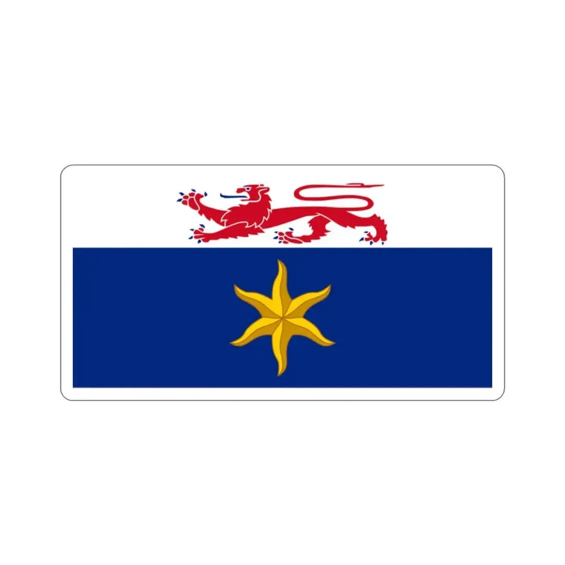 Flag of the City of Hobart Australia STICKER Vinyl Die-Cut Decal 2 Inch - The Sticker Space