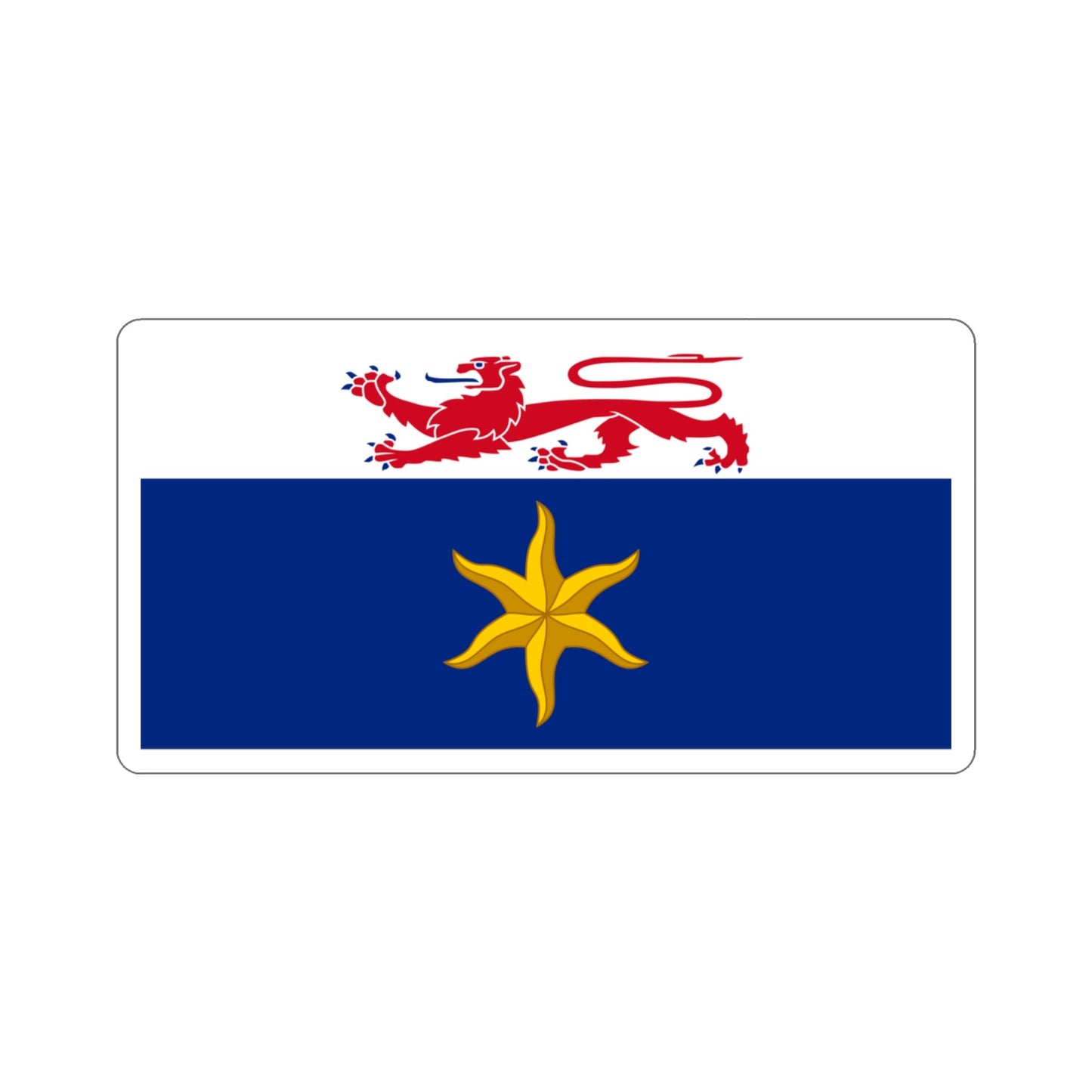 Flag of the City of Hobart Australia STICKER Vinyl Die-Cut Decal-3 Inch-The Sticker Space