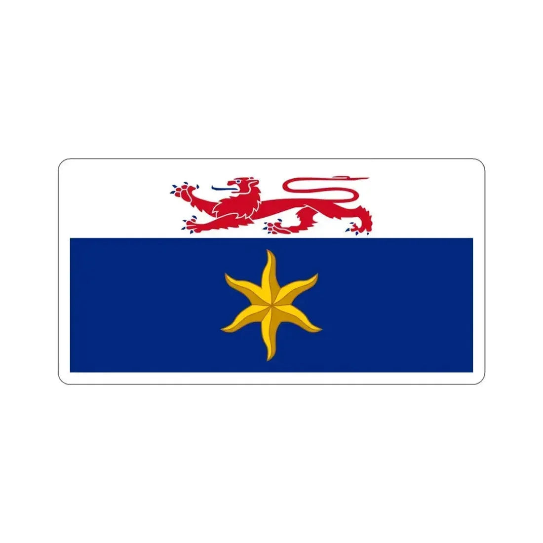 Flag of the City of Hobart Australia STICKER Vinyl Die-Cut Decal 4 Inch - The Sticker Space