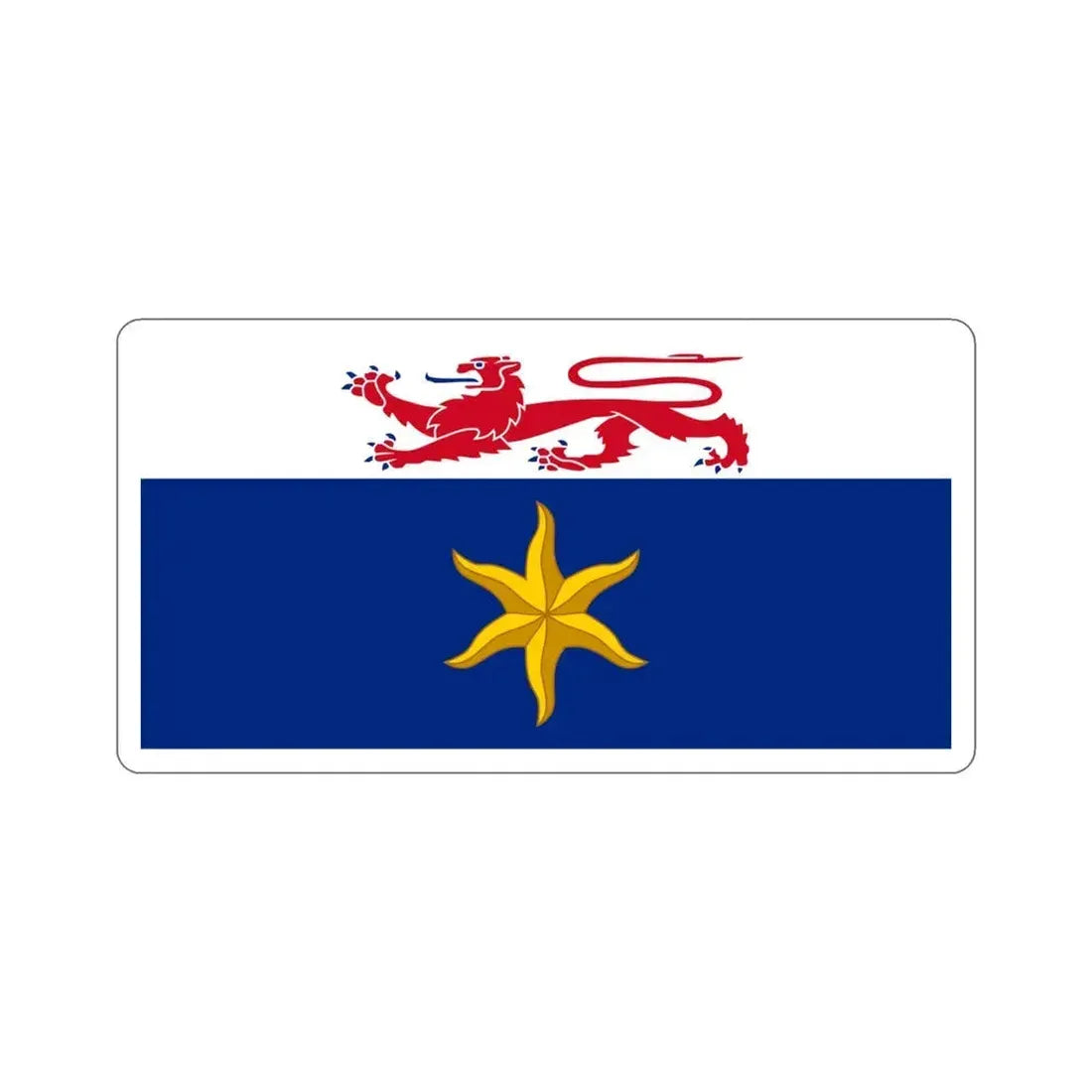 Flag of the City of Hobart Australia STICKER Vinyl Die-Cut Decal 4 Inch - The Sticker Space