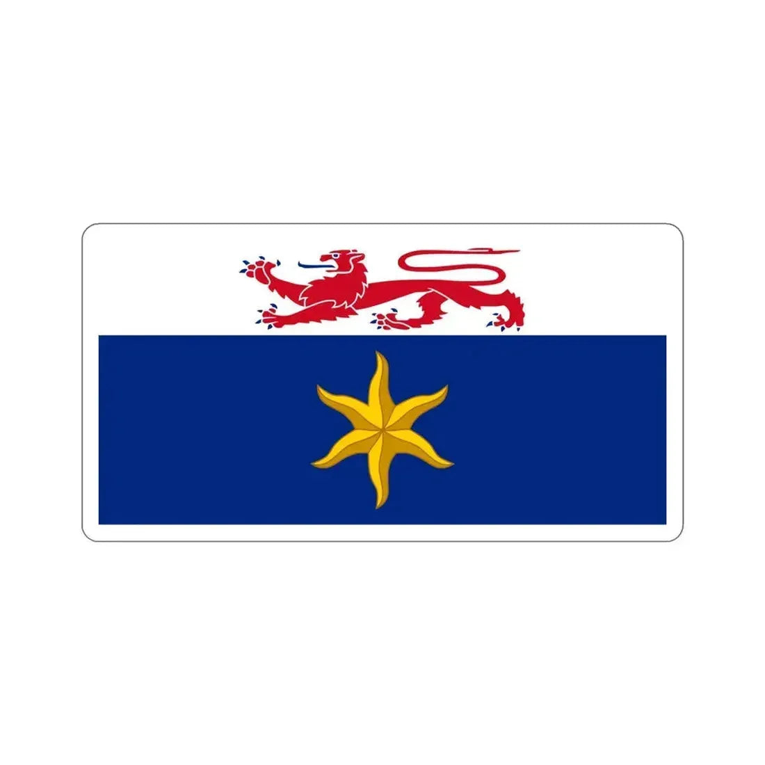 Flag of the City of Hobart Australia STICKER Vinyl Die-Cut Decal 5 Inch - The Sticker Space