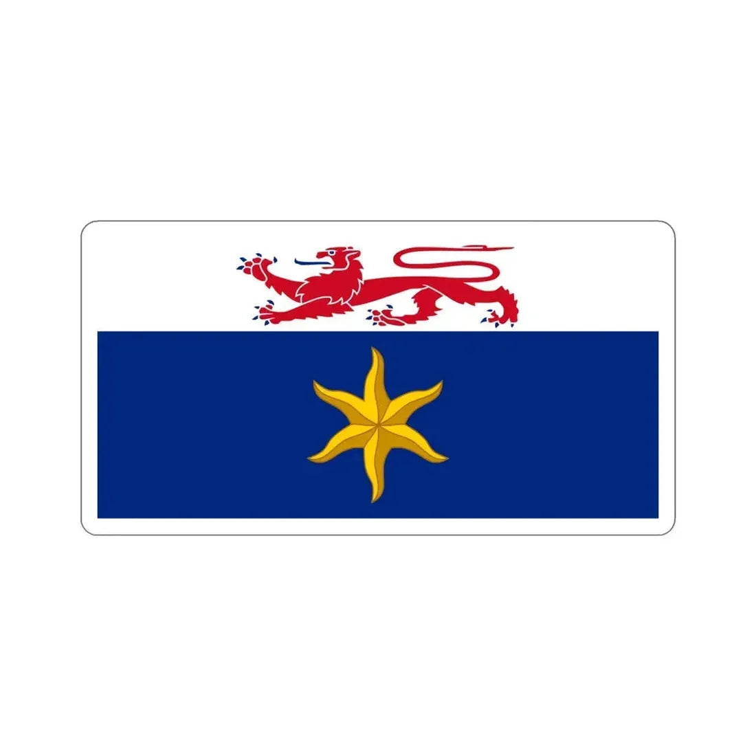 Flag of the City of Hobart Australia STICKER Vinyl Die-Cut Decal 5 Inch - The Sticker Space