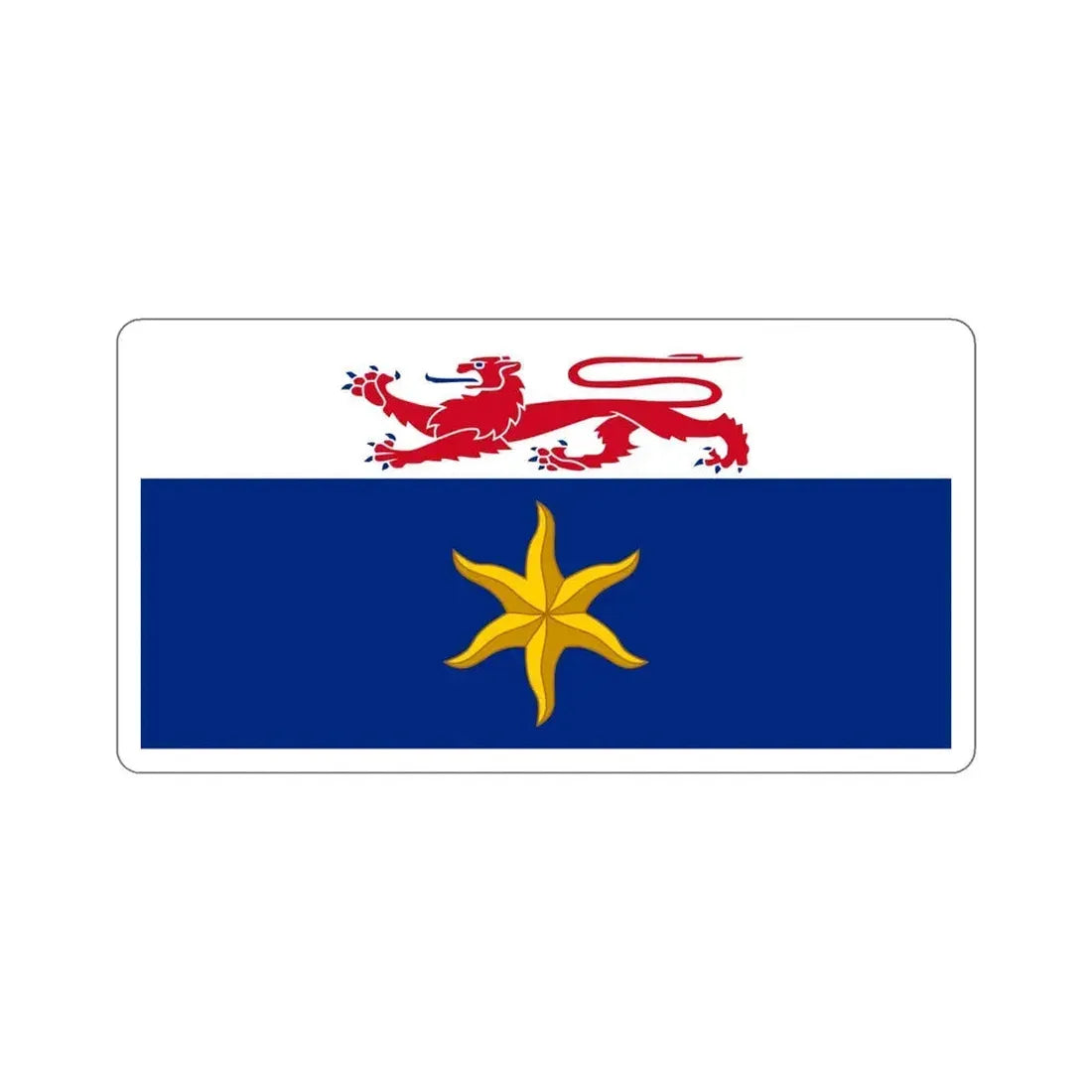 Flag of the City of Hobart Australia STICKER Vinyl Die-Cut Decal 6 Inch - The Sticker Space