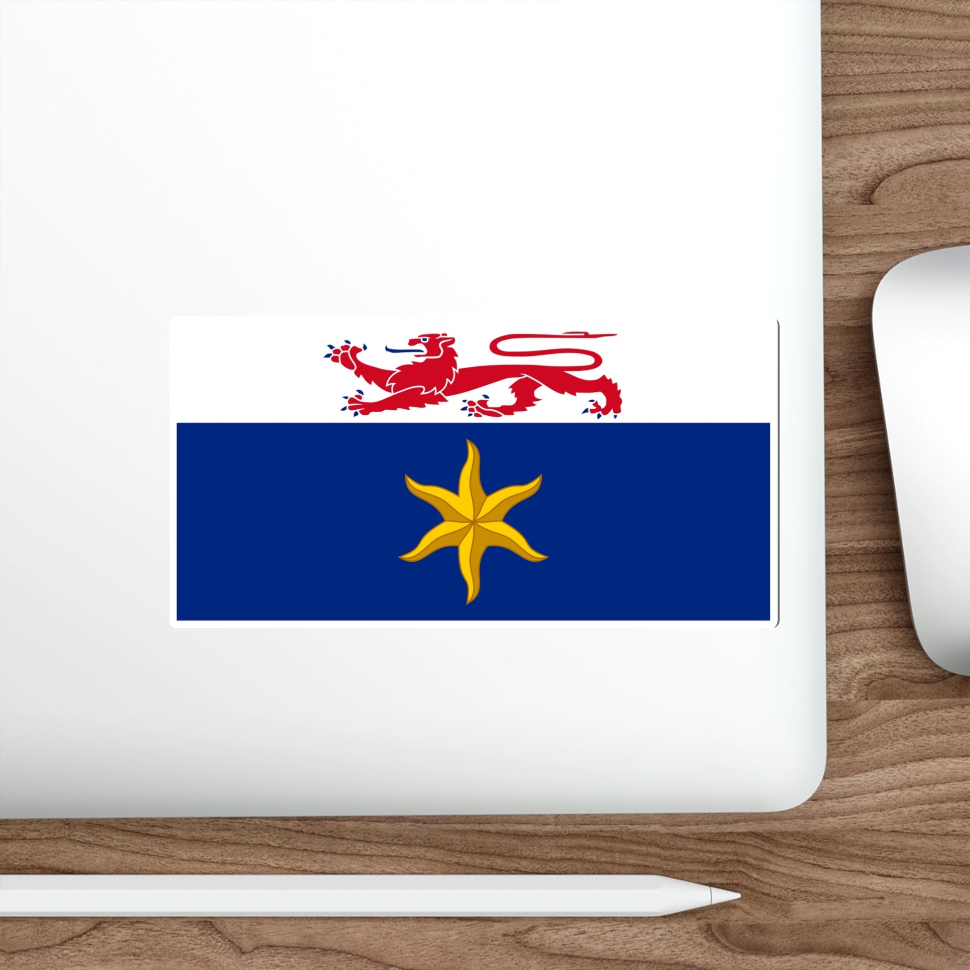 Flag of the City of Hobart Australia STICKER Vinyl Die-Cut Decal-The Sticker Space