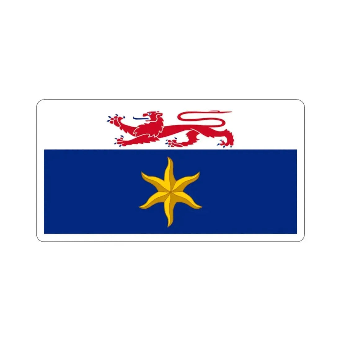Flag of the City of Hobart Australia STICKER Vinyl Die-Cut Decal - The Sticker Space