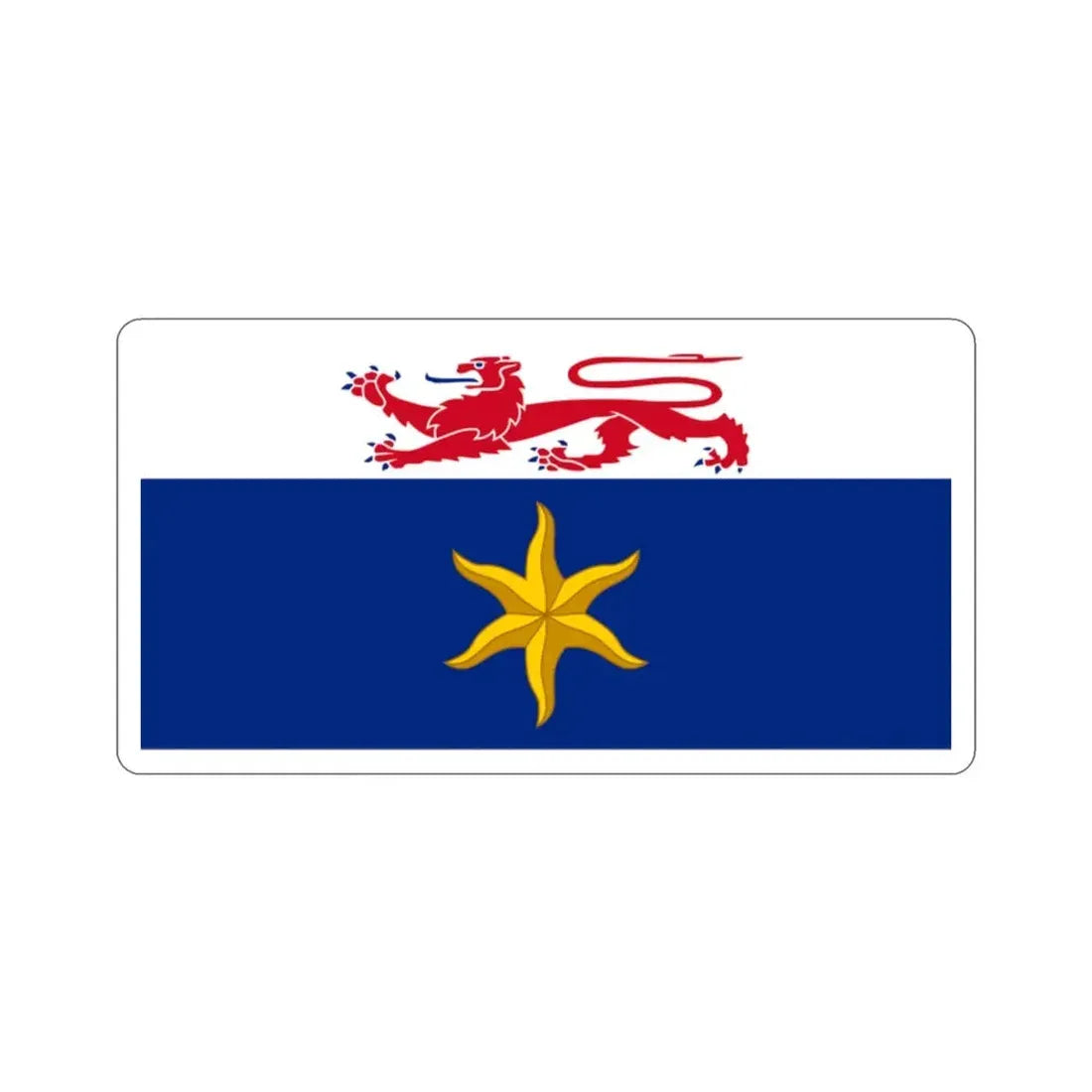 Flag of the City of Hobart Australia STICKER Vinyl Die-Cut Decal - The Sticker Space