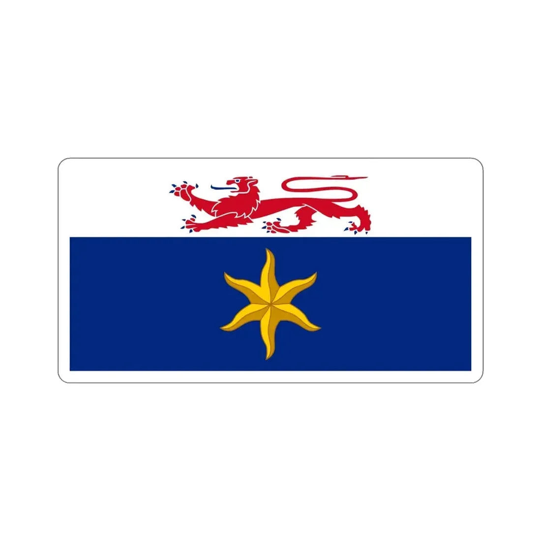 Flag of the City of Hobart Australia STICKER Vinyl Die-Cut Decal - The Sticker Space