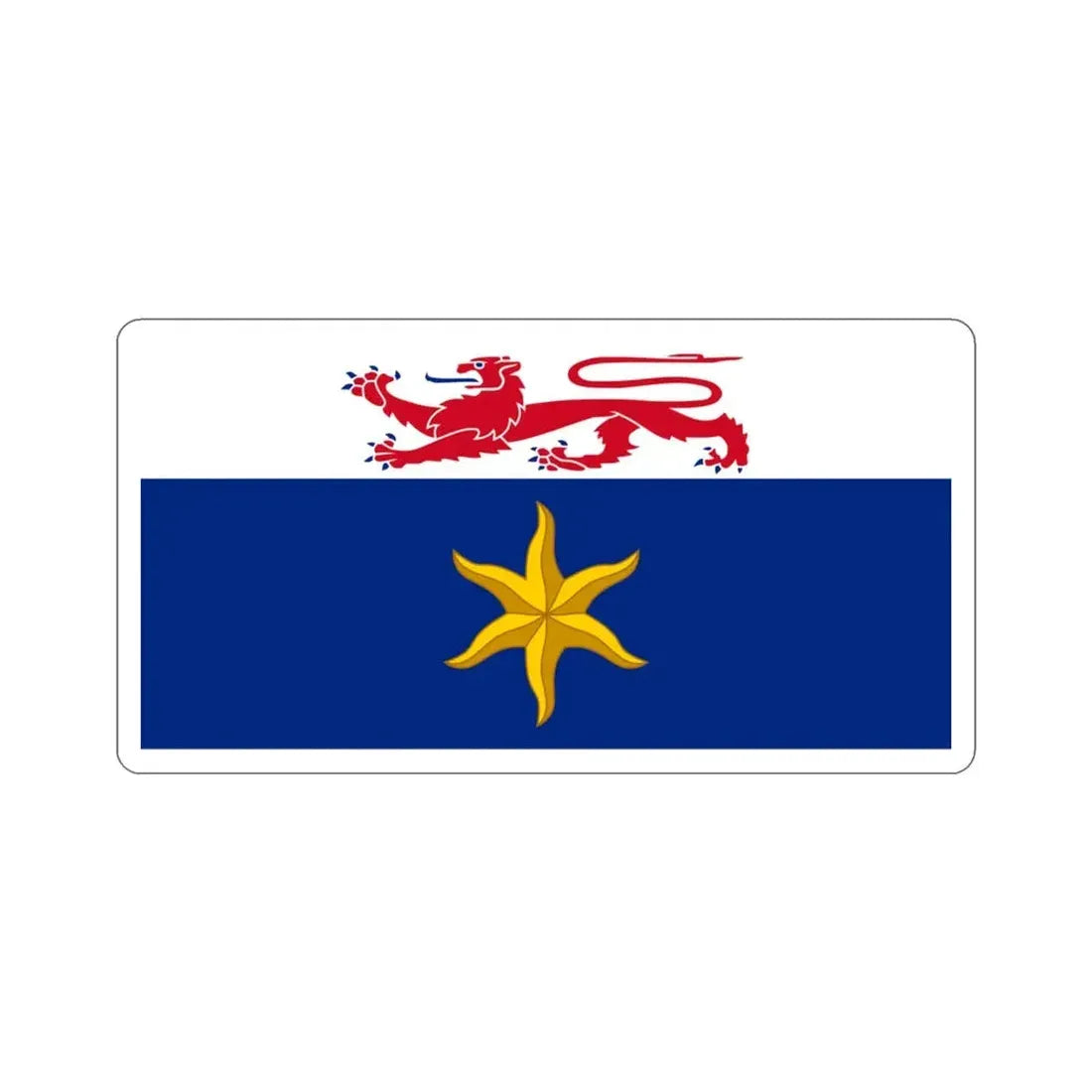 Flag of the City of Hobart Australia STICKER Vinyl Die-Cut Decal - The Sticker Space