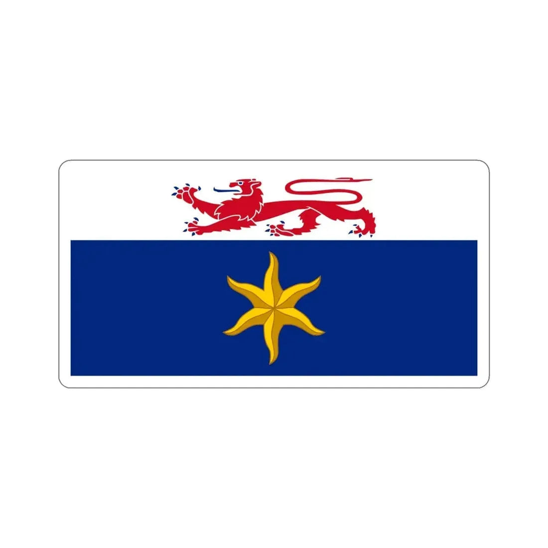 Flag of the City of Hobart Australia STICKER Vinyl Die-Cut Decal - The Sticker Space