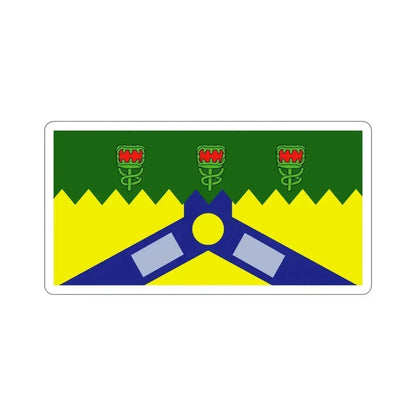 Flag of the City of Launceston Australia STICKER Vinyl Die-Cut Decal 4 Inch - The Sticker Space
