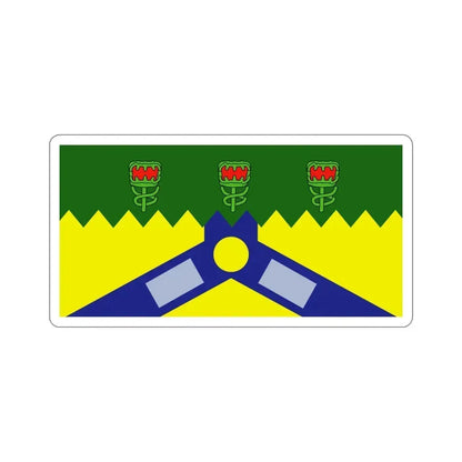 Flag of the City of Launceston Australia STICKER Vinyl Die-Cut Decal 4 Inch - The Sticker Space