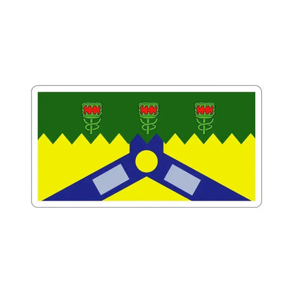 Flag of the City of Launceston Australia STICKER Vinyl Die-Cut Decal 5 Inch - The Sticker Space