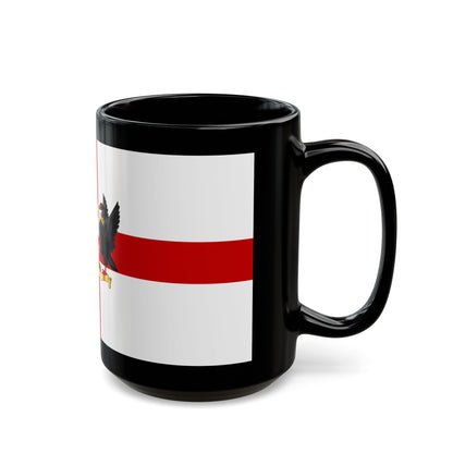 Flag of the City of Perth Australia - Black Coffee Mug-The Sticker Space