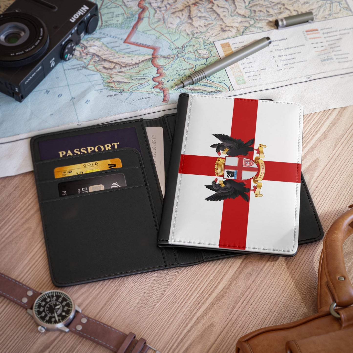 Flag of the City of Perth Australia - Passport Holder