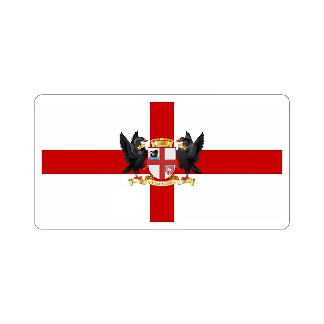 Flag of the City of Perth Australia STICKER Vinyl Die-Cut Decal 6 Inch - The Sticker Space