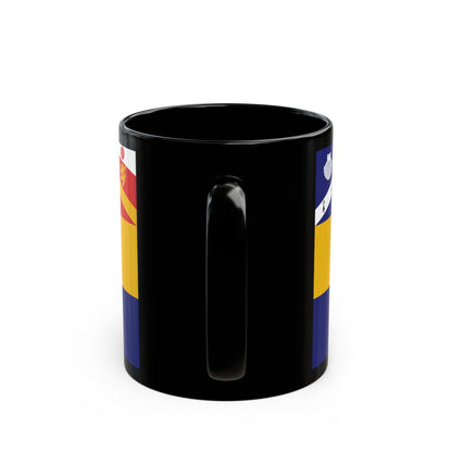 Flag of the City of Sydney Australia - Black Coffee Mug-The Sticker Space