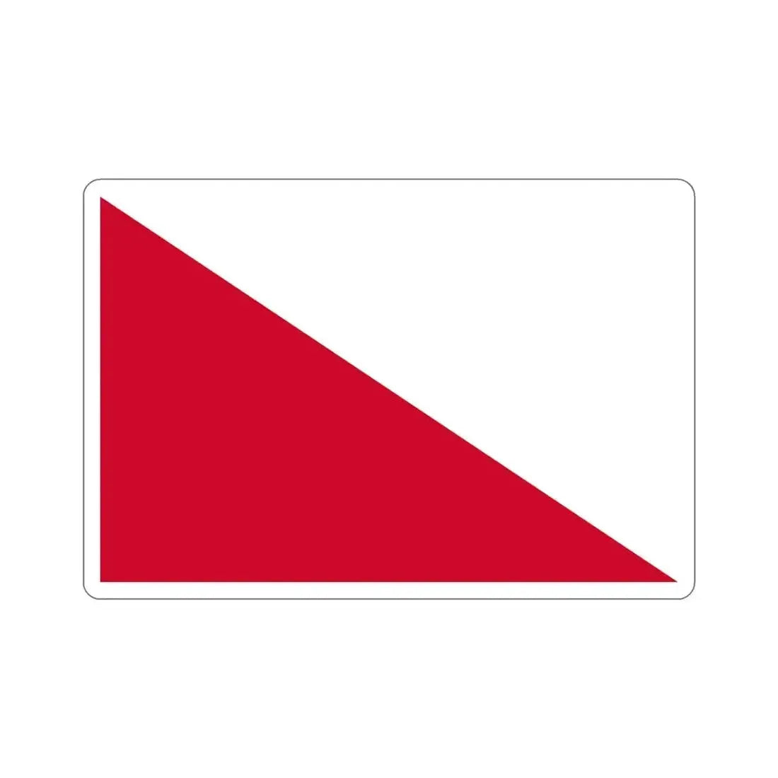 Flag of the City of Utrecht the capital of the province of Utrecht Netherlands STICKER Vinyl Die-Cut Decal 4 Inch - The Sticker Space