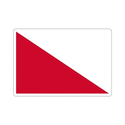 Flag of the City of Utrecht the capital of the province of Utrecht Netherlands STICKER Vinyl Die-Cut Decal 4 Inch - The Sticker Space