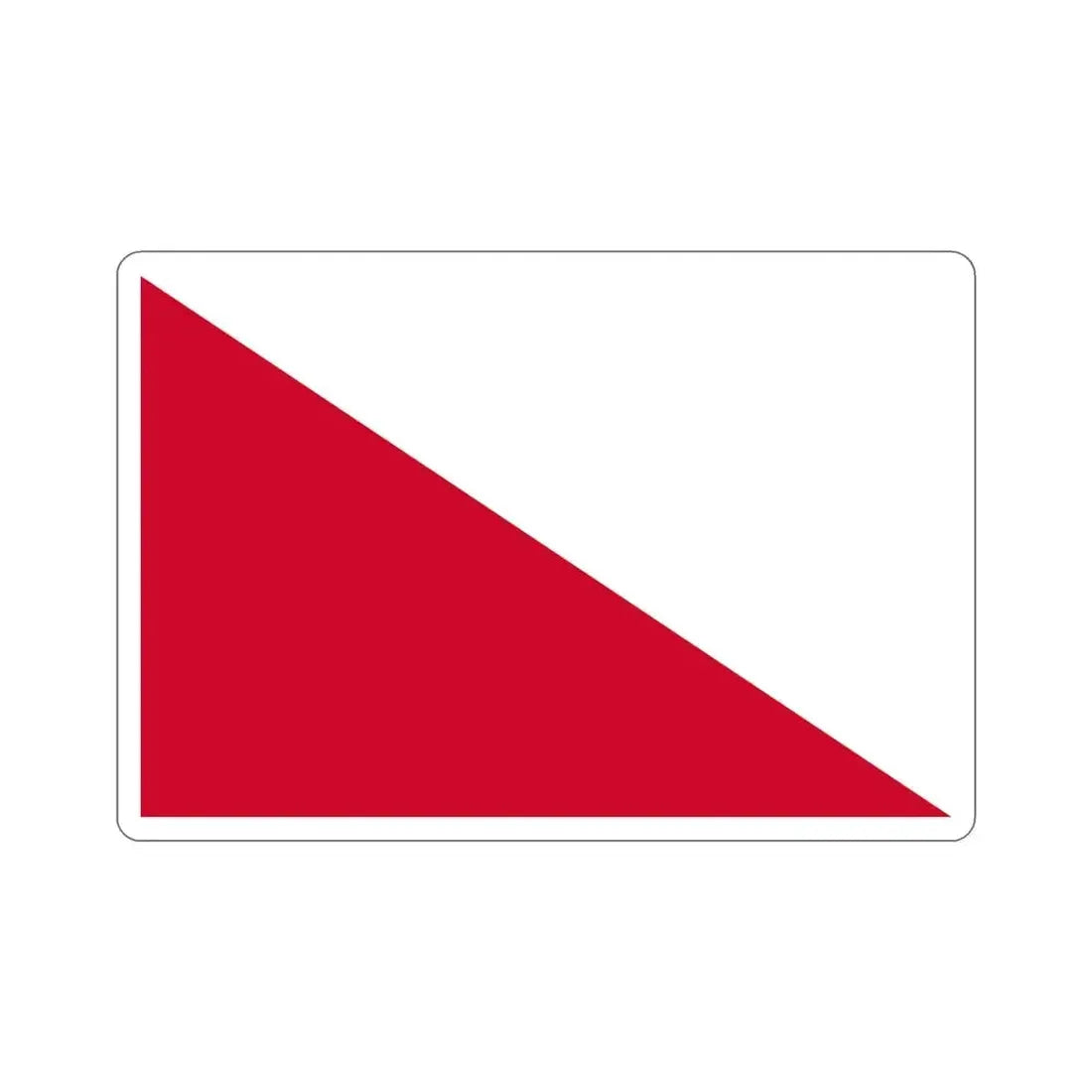 Flag of the City of Utrecht the capital of the province of Utrecht Netherlands STICKER Vinyl Die-Cut Decal 4 Inch - The Sticker Space