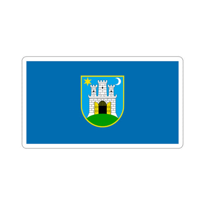 Flag of the City of Zagreb Croatia STICKER Vinyl Die-Cut Decal-2 Inch-The Sticker Space