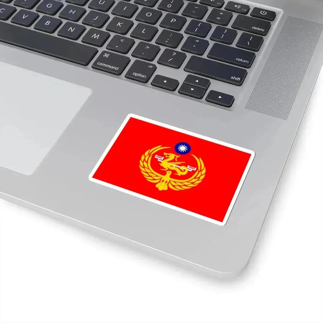 Flag of the Coast Guard Administration of the Republic of China (China) STICKER Vinyl Kiss-Cut Decal - The Sticker Space