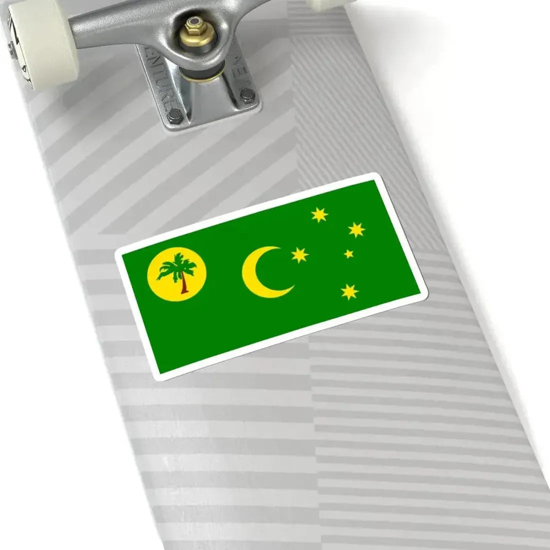 Flag of the Cocos Keeling Islands (Australia) STICKER Vinyl Kiss-Cut Decal - The Sticker Space