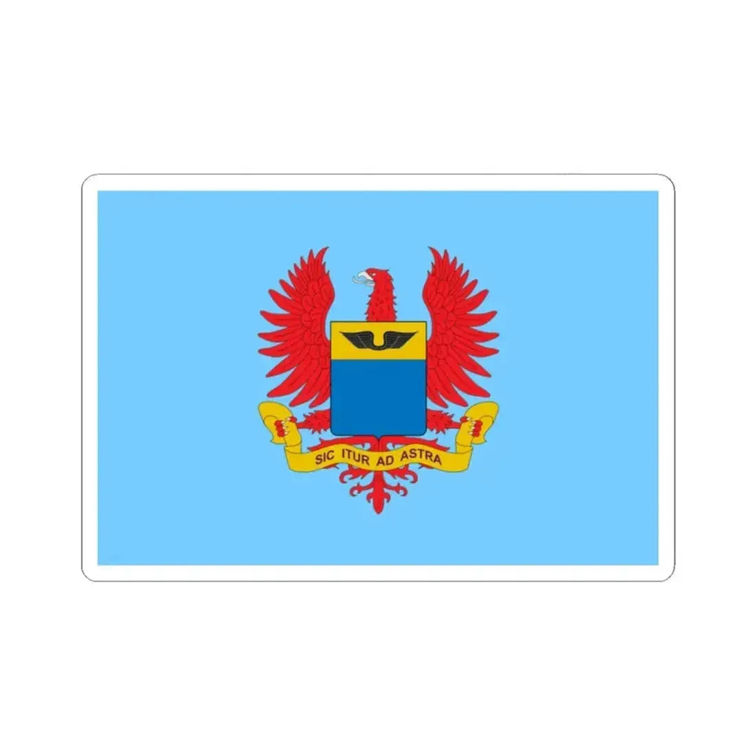 Flag of the Colombian Air Force (Colombia) STICKER Vinyl Kiss-Cut Decal 2 Inch White - The Sticker Space