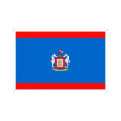 Flag of the Colombian Naval Infantry (Colombia) STICKER Vinyl Kiss-Cut Decal 3 Inch White - The Sticker Space