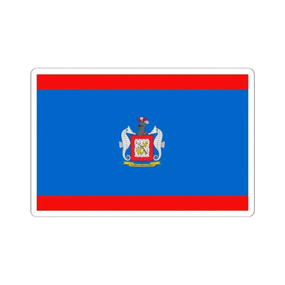 Flag of the Colombian Naval Infantry (Colombia) STICKER Vinyl Kiss-Cut Decal 4 Inch White - The Sticker Space